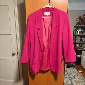 Women's Pink Blazer size 7/8
